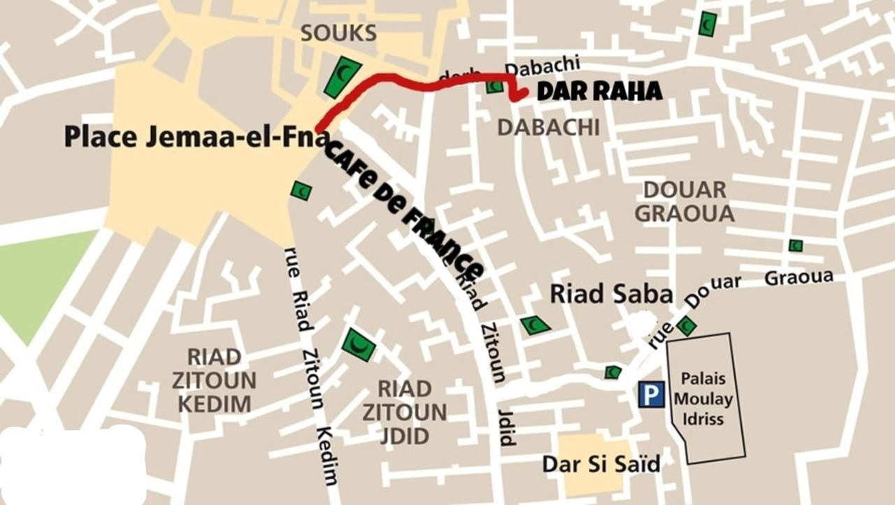 Dar Raha Hotell Marrakesh Exteriör bild